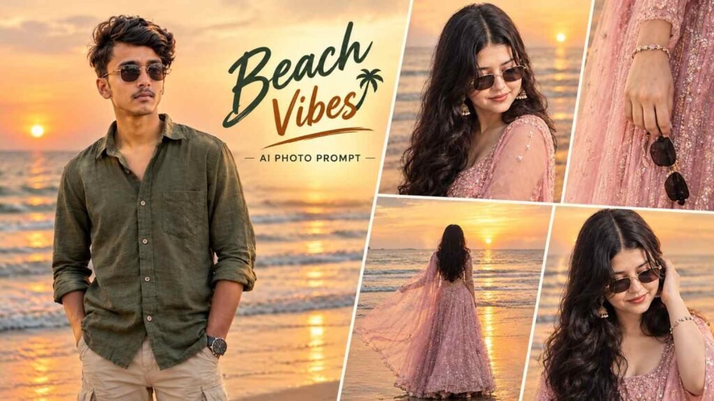 Beach Sunset AI Photo Prompt