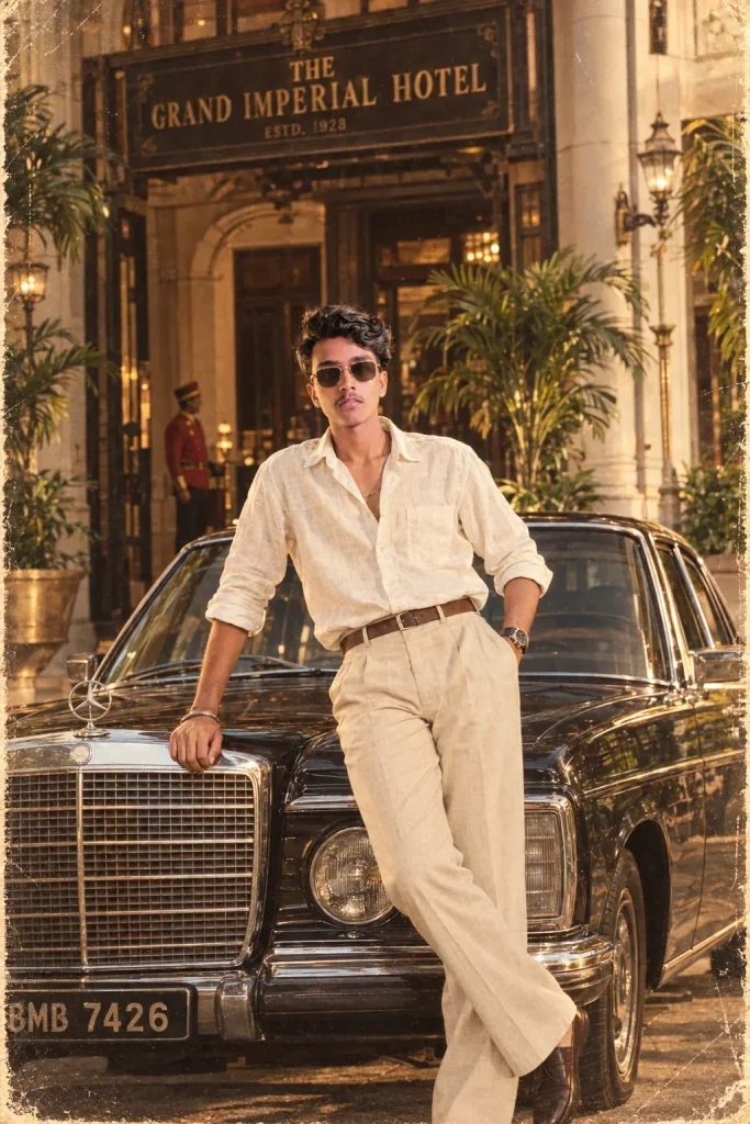 Vintage Mercedes AI Photo Prompt
