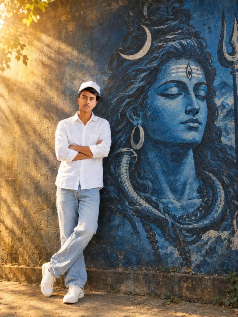 Lord Shiva Mural AI Photo Prompt