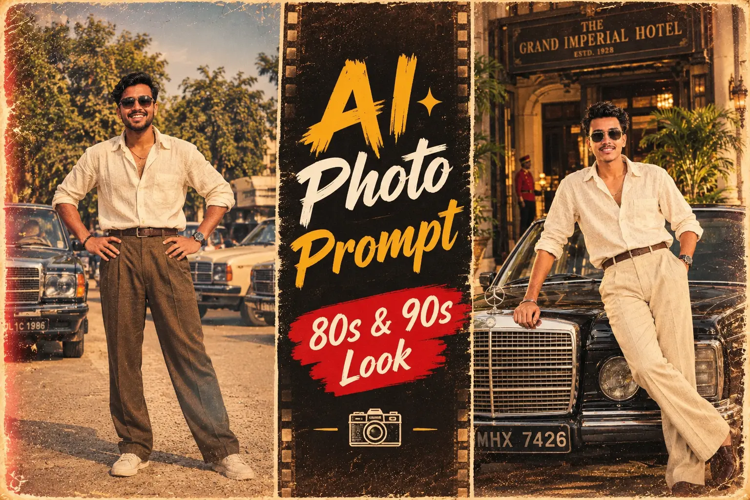 Vintage Mercedes AI Photo Prompt