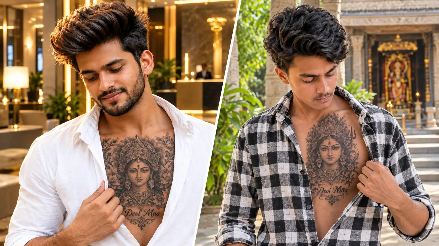 Devi Maa Tattoo AI Photo Prompt