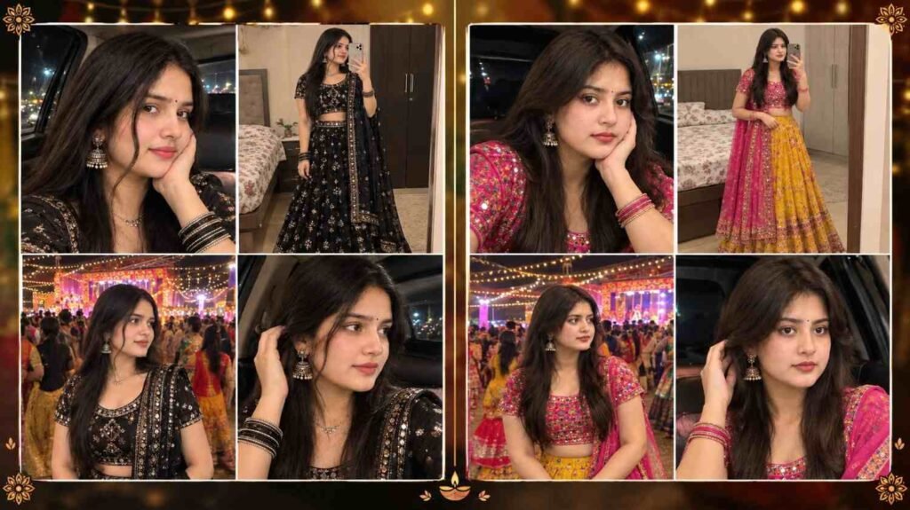 Navratri AI Photo Collage Prompt