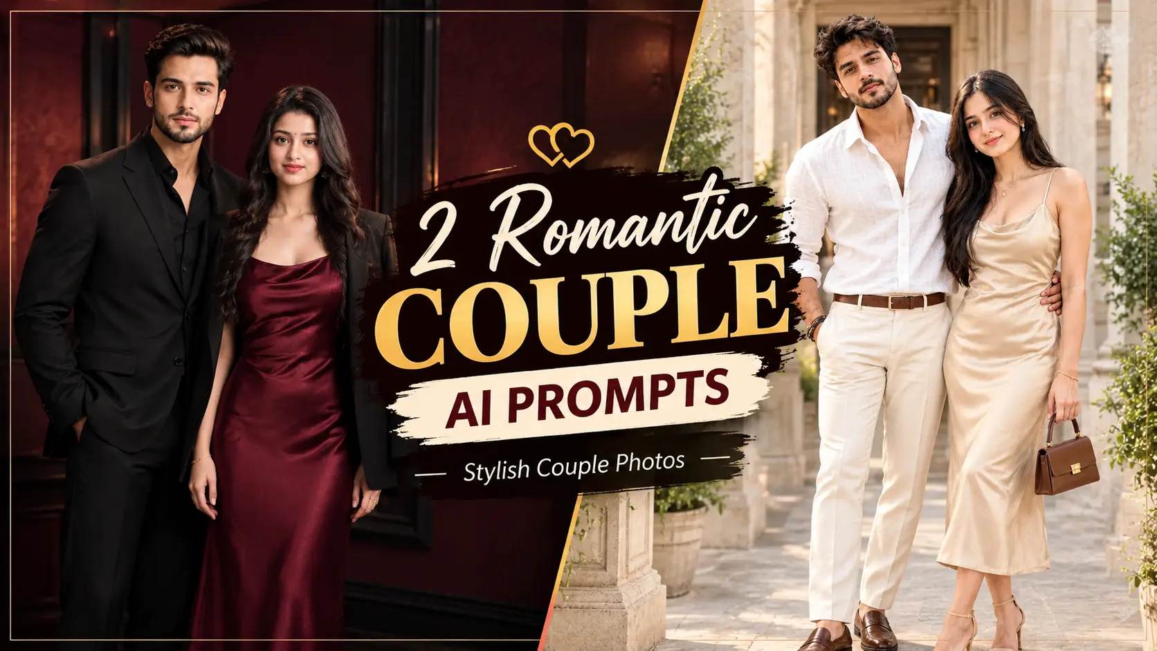Romantic Couple AI Prompts