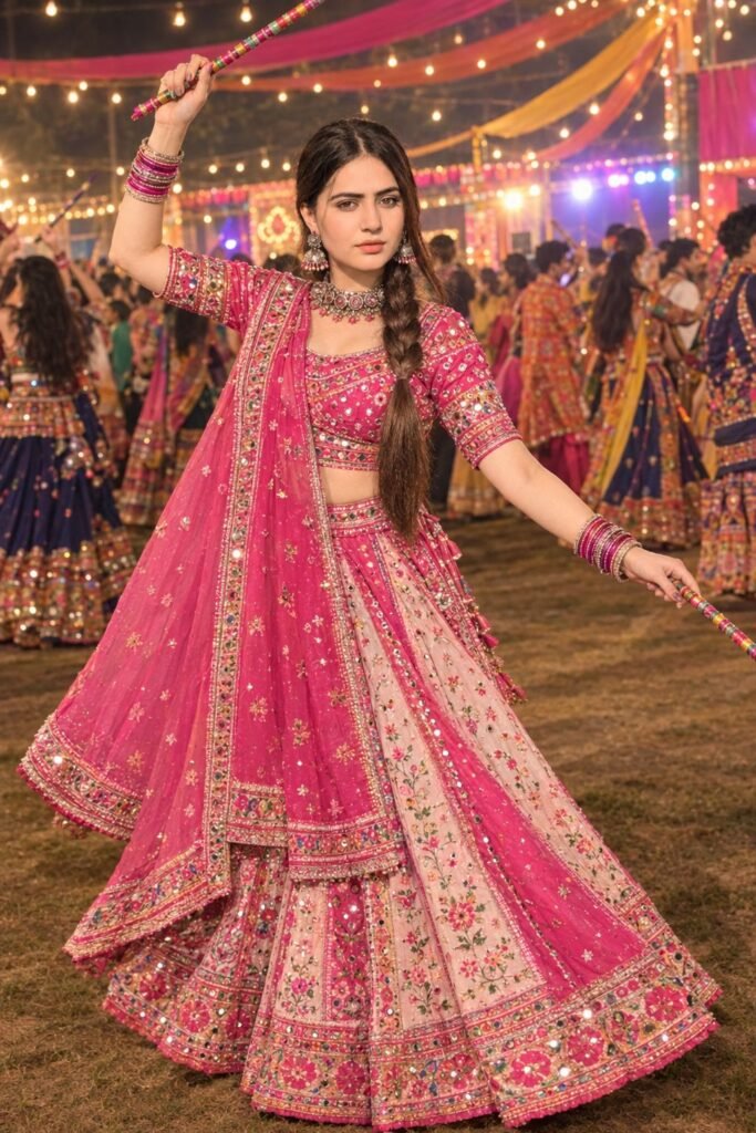 Navratri Girls AI Photo Prompt