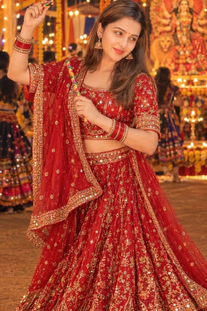 Navratri Girls AI Photo Prompt